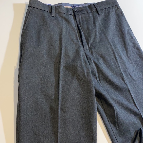 Dockers SZ 38 x 29 Charcoal Signature Khaki Classic Fit Flat Front Pant D11 - Picture 10 of 13